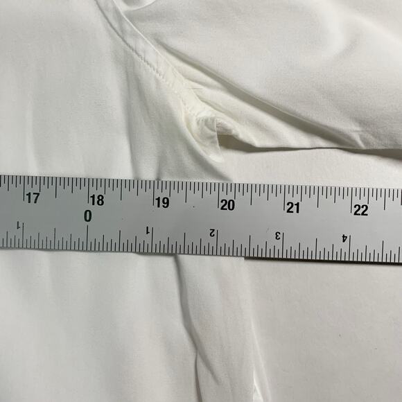 Givenchy M White Collar Stay Poplin Blouse Removable Stays Womens - Picture 8 of 10